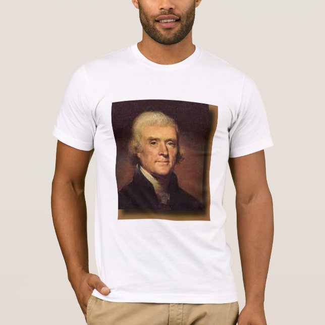 Camiseta Thomas Jefferson, nuestras amistades… - modificado (Anverso)