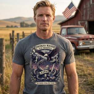 Camiseta Thomas Massie Presidente 2028 Libertad