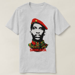 Camiseta Thomas Sankara Kente Revolucionario Panafricano