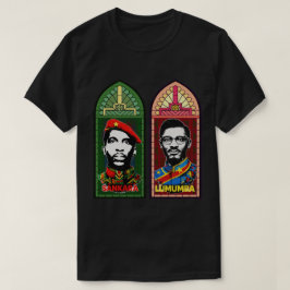 Camiseta Thomas Sankara Patrice Lumumba arte panafricano