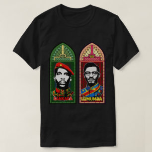 Camiseta Thomas Sankara Patrice Lumumba arte panafricano
