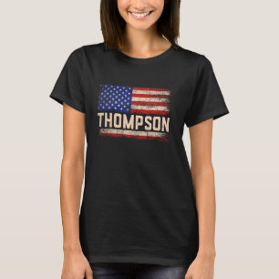 Camiseta Thompson Apellido Shirt Thompson Nombre American F