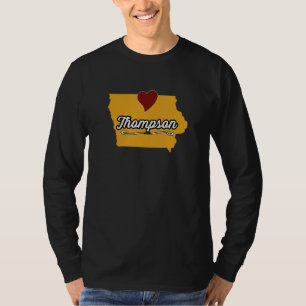 Camiseta THOMPSON IOWA IA EE. UU.  Cute Merch de Recuerdo  