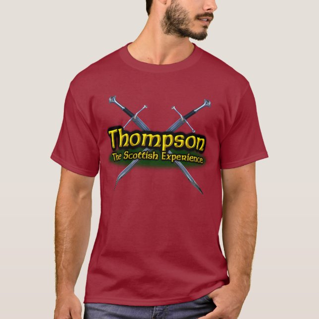 Camiseta Thompson La Experiencia Escocesa Clan (Anverso)