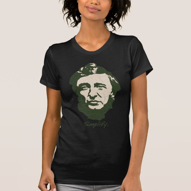 Camiseta Thoreau - Simplificar (Anverso)