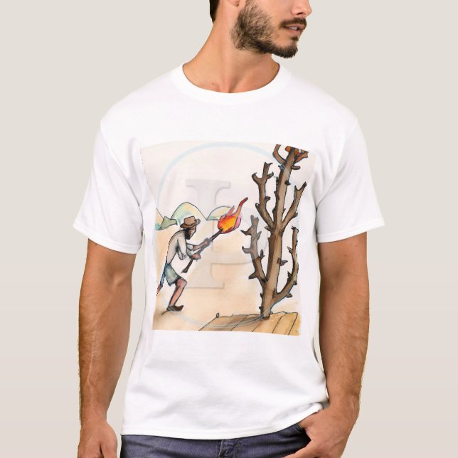 Camiseta Thorn Rune Art ᚦ | Rústica del Viking Anglo-Saxon (Anverso)