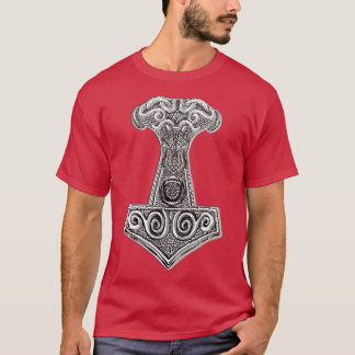 Camiseta Thors Hammer Mjolnir Viking Norse Mythology