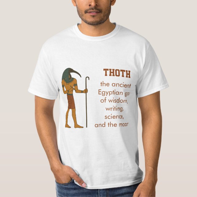 Camiseta Thoth - Anubis Los dioses del antiguo Egipto  (Anverso)
