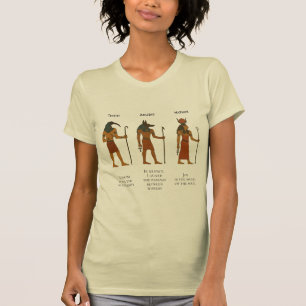 Camiseta Thoth, Anubis y Hathor - Deidades del Antiguo Egip
