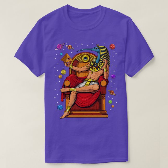 Camiseta Thoth Dios egipcio (Diseño del anverso)