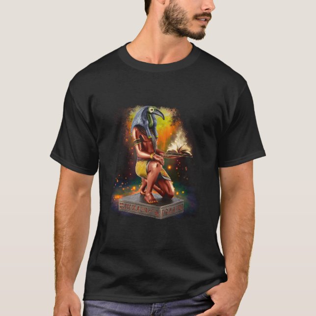 Camiseta Thoth The Egyptian God Of Knowledge (Anverso)