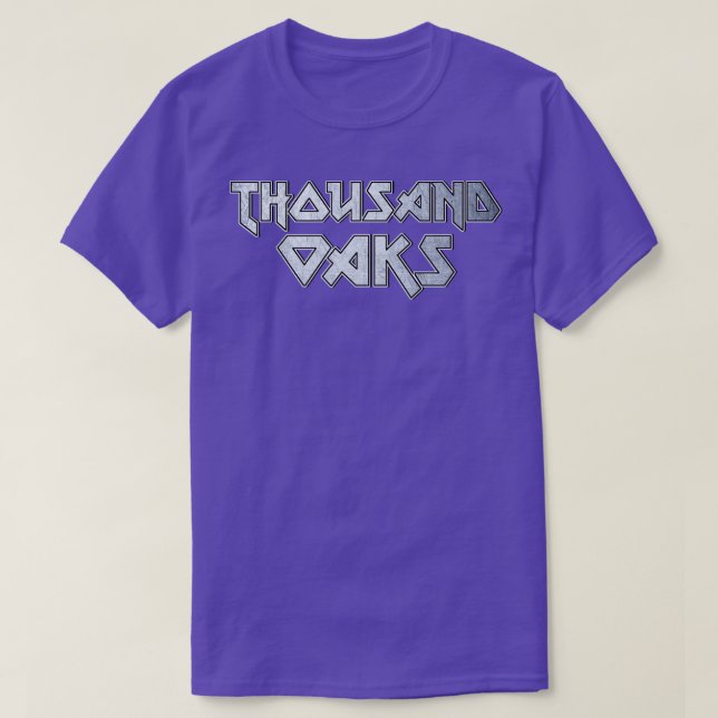 Camiseta Thousand Oaks CA (Diseño del anverso)