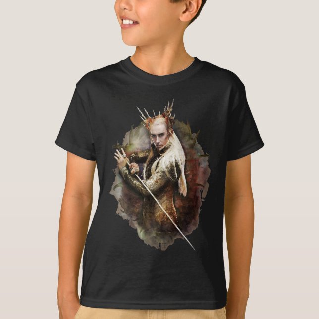 Camiseta Thranduil Con Espada (Anverso)