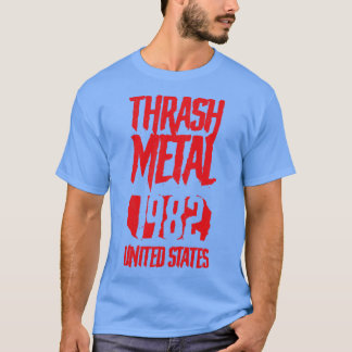 Camiseta Thrash Metalizado 1982 Vintage