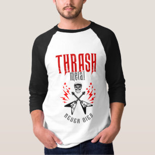 Camiseta Thrash Metalizado Never Die