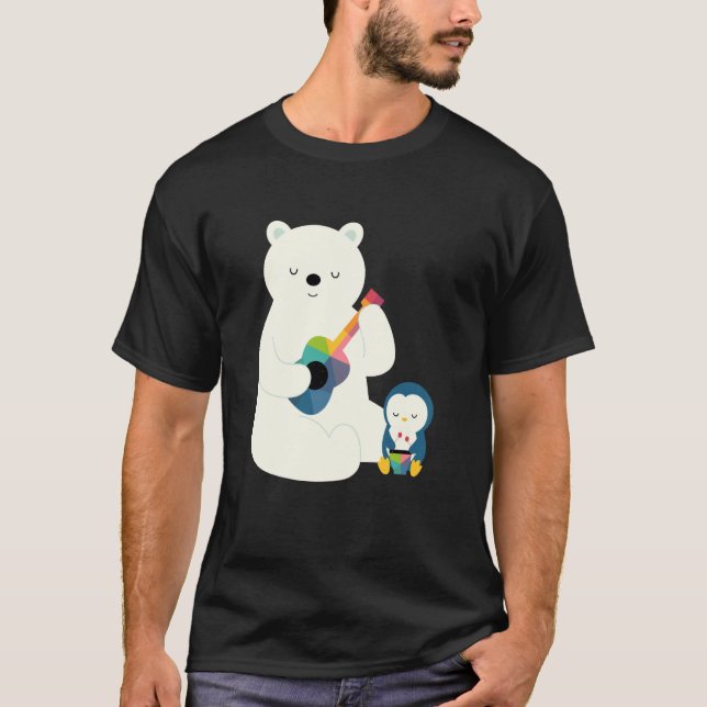 Camiseta Threadless Andy Westface Gráfico de una pequeña ba (Anverso)