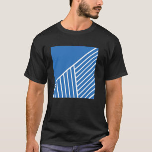 Camiseta Threadless Emeline Geo Close Up 3 Azul Francés Uva