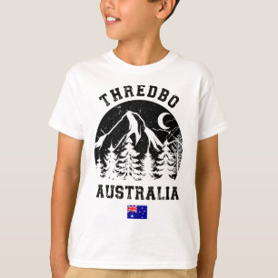 Camiseta Thredbo Snowy Mountains Australia Estación de Esqu