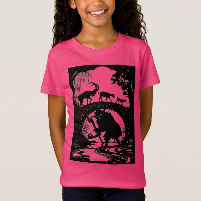 Camiseta Three Billy Goats Gruff   (Anverso)