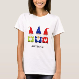 Camiseta Three Cute Gnomes T-Shirt