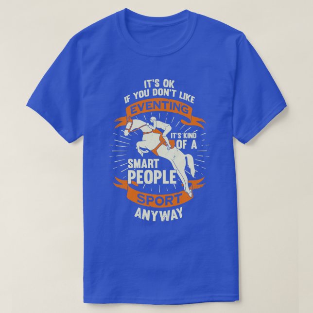 Camiseta Three Day Eventing Horse Trials Equestrian Gift  (Diseño del anverso)