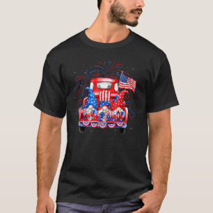 Camiseta Three Gnomes Celebrating Independence Usa Day 4th 