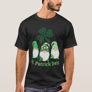 Camiseta Three Gnomes Shamrock Irish Family Matching St Pat