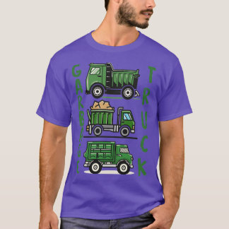 Camiseta Three Green Garbage Truck