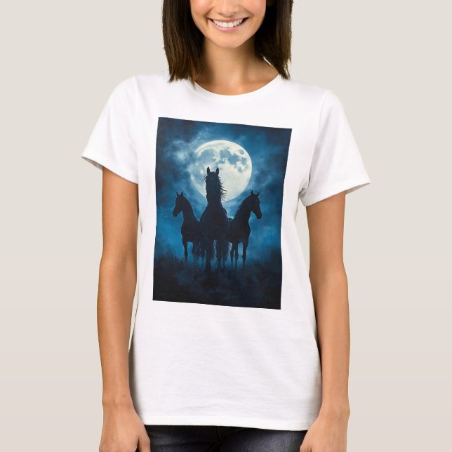 Camiseta Three Horse Moon (Anverso)