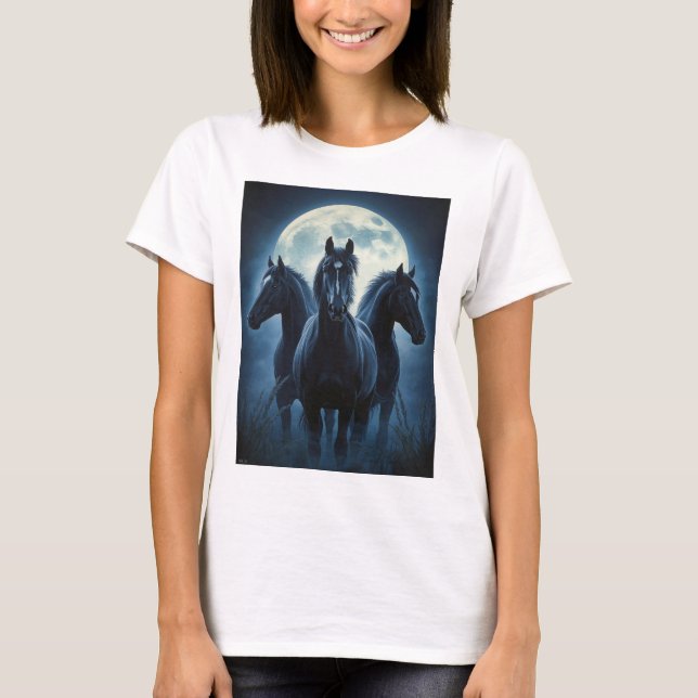 Camiseta Three Horse Moon (Anverso)