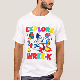 Camiseta Three K Preschool Astronaut Adventure