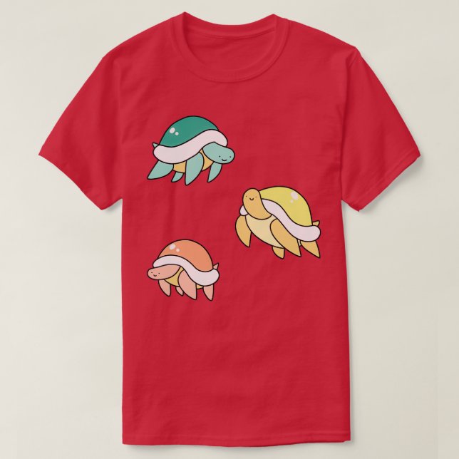 Camiseta Three Little Turtles (Diseño del anverso)