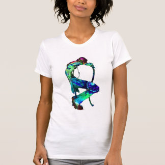 Camiseta #three psicodélico del canguro