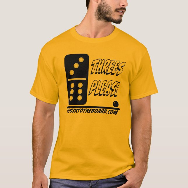 Camiseta Threes por favor (Anverso)
