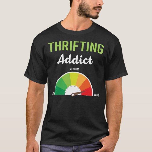 Camiseta Thrift De Adicción (Anverso)