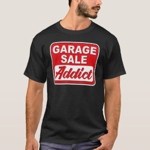 Camiseta Thrift de retro Garage Sale Addict