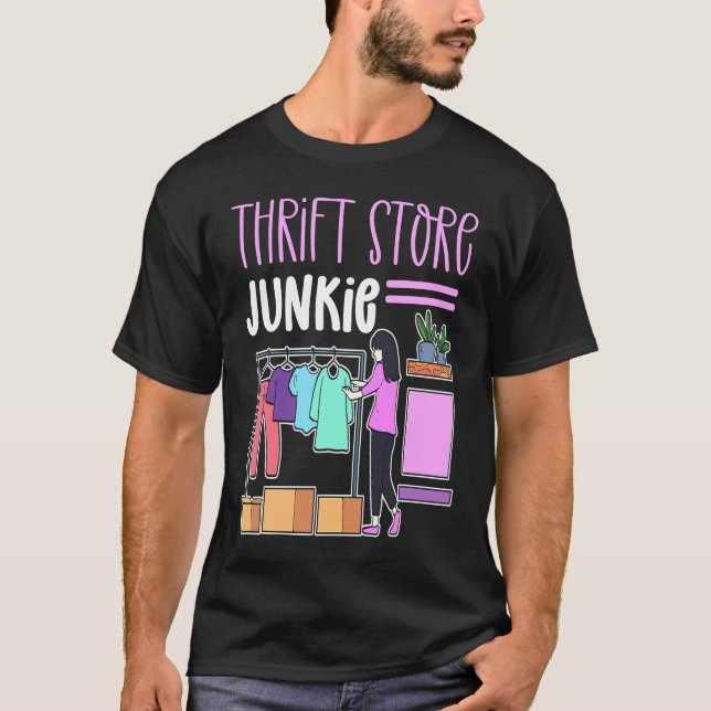 Camiseta Thrift Store Junkie Thrift Shop Thrifles (Anverso)
