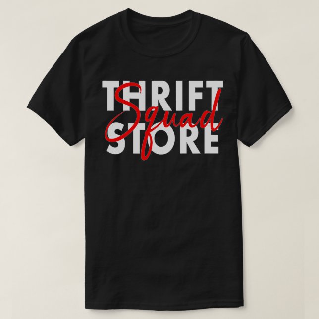 Camiseta Thrift Store Squad Thrifle de compras de segunda m (Diseño del anverso)