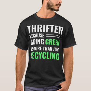 Camiseta Thrifter De Tee De Reciclaje De Afilamiento Ecológ