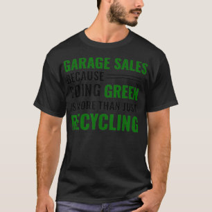 Camiseta Thrifter De Tee De Reciclaje De Fuego Sea Green Ga