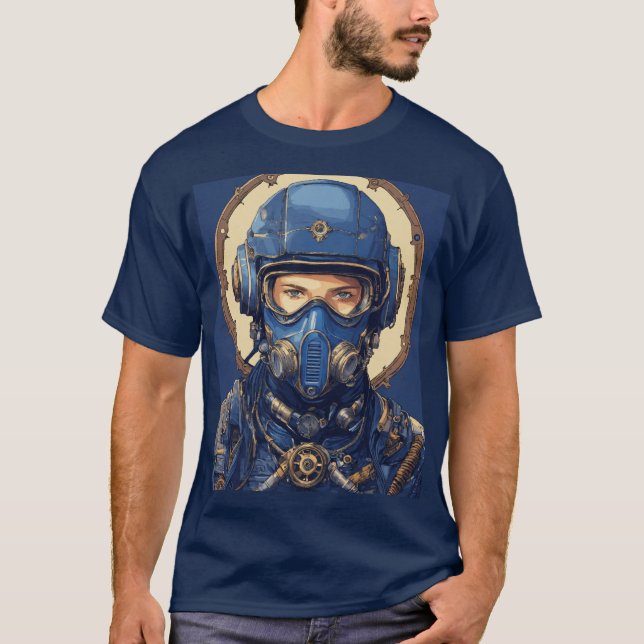 Camiseta Thrill Seeker: Retrato de un rebelde motocross (Anverso)