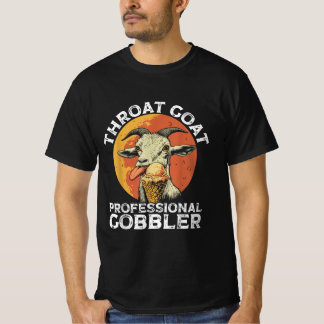 Camiseta Throat Goat Profesional Gobbler Alult Humor Gracio