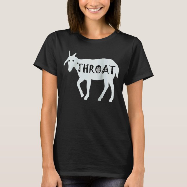 Camiseta Throat Goat Raglan (Anverso)