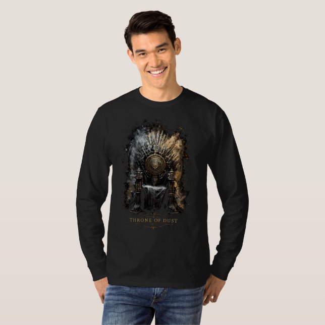 Camiseta Throne of Dust Dark Fantasy Long Sleeve (Anverso completo)