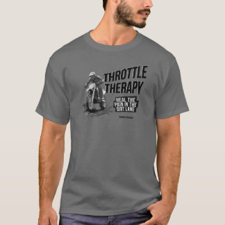 Camiseta Throttle Therapy Dirt Bike T-Shirt Grey