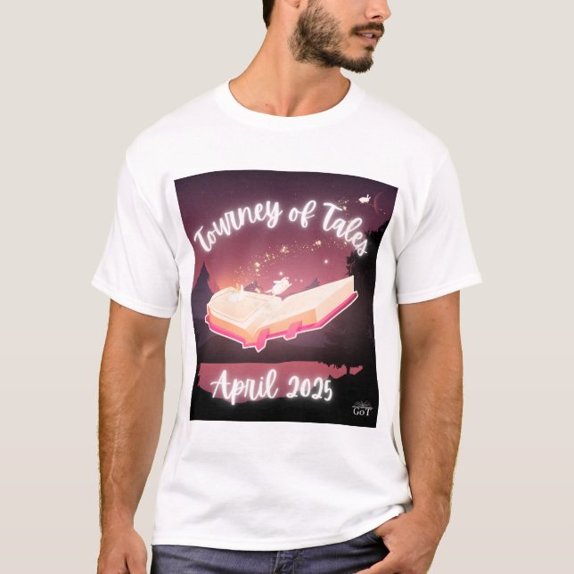 Camiseta Throwback April 2025 Tourney of Tales Shirt (Anverso)