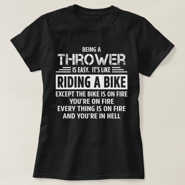 Camiseta Thrower (Diseño del anverso)