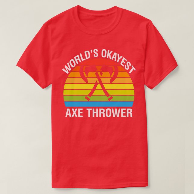 Camiseta Thrower Ax más bueno del mundo 2 (Diseño del anverso)