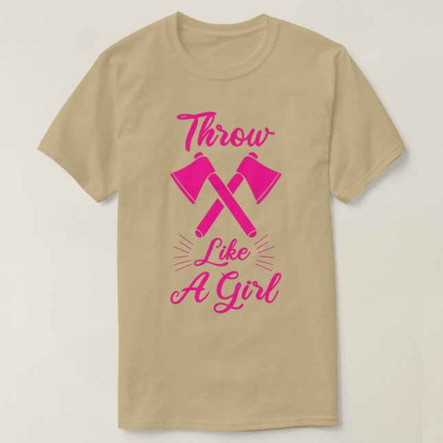 Camiseta Thrower Ax Throwing 1 (Diseño del anverso)