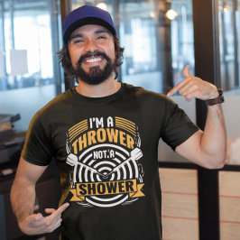 Camiseta Thrower no es una ducha - Funny Dart Player